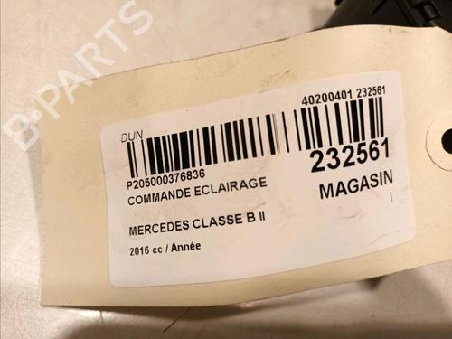 Headlight switch MERCEDES-BENZ B-CLASS Sports Tourer (W246, W242) B 160 CDI / d (246.211) | BP16979318I24 
