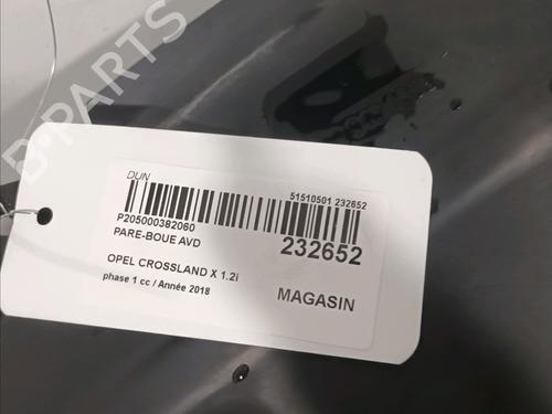 Wheel arch OPEL CROSSLAND X / CROSSLAND (P17, P2QO) 1.2 (75) | BP17133978C56 