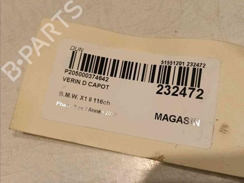 Hood lift support BMW X1 (F48) sDrive 16 d | BP20605147C139 