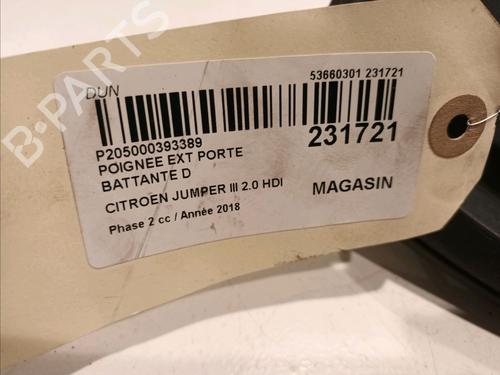 Rear right exterior door handle CITROËN JUMPER II Van 2.0 BlueHDi 130 | BP18034577C130 