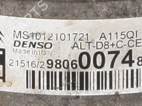 Alternator PEUGEOT 208 I (CA_, CC_) 1.2 VTI 82 | BP30409331M7 