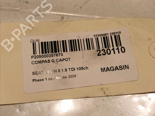 Hinge/Door check strap SEAT LEON (1P1) 1.9 TDI | BP15491999C146