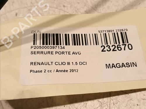 Front left lock RENAULT CLIO III (BR0/1, CR0/1) 1.5 dCi | BP18248649C98 