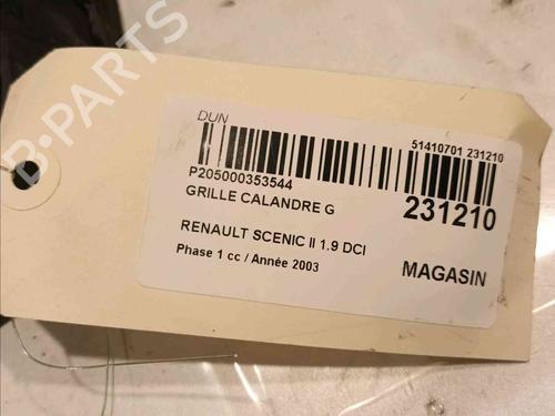Grille RENAULT SCÉNIC II (JM0/1_) 1.9 dCi (JM0G, JM12, JM1G, JM2C) | BP21605288C40 