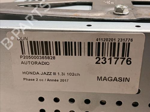 Radio HONDA JAZZ IV (GK_) 1.3 | BP16146241E6 