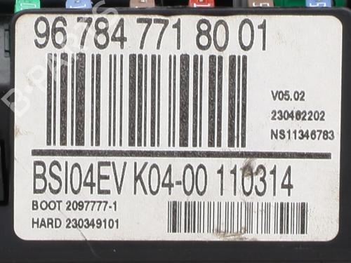 Fuse box CITROËN JUMPY II Van 2.0 HDi 125 | BP30409341E1 