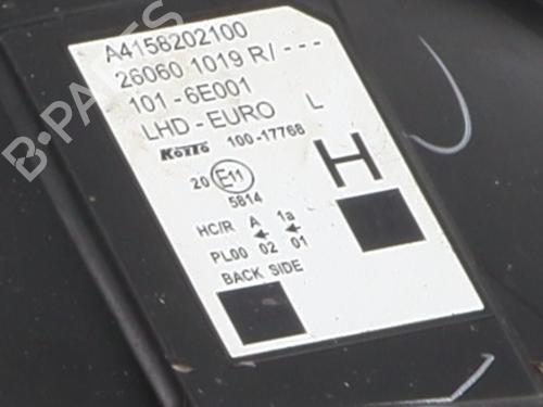 Left headlight MERCEDES-BENZ CITAN Box Body/MPV (W415) | BP31351915C28