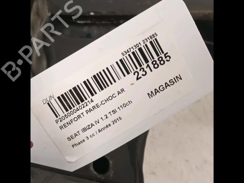 Rear bumper reinforcement SEAT IBIZA IV (6J5, 6P1) 1.0 TSI | BP18859289C73 
