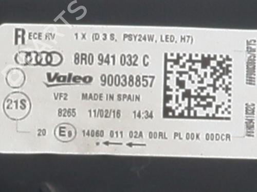 Right headlight AUDI Q5 (8RB) 2.0 TDI quattro | BP29518216C29 