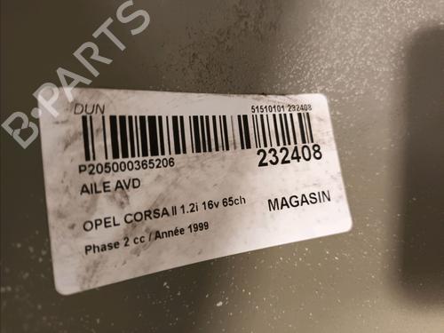 Right front fenders OPEL CORSA B (S93) 1.2 i 16V (F08, F68, M68) | BP16091797C42 