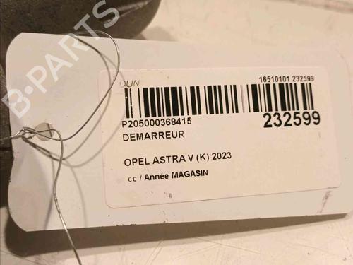 Starter OPEL ASTRA K (B16) 1.6 CDTi (68) | BP20604921M8 