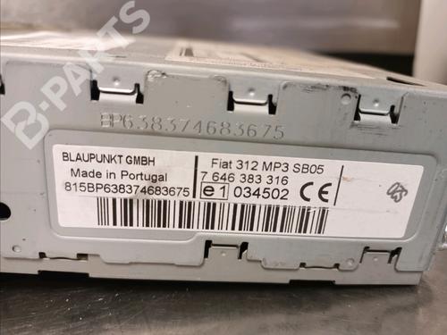 Radio FIAT 500 (312_) 1.2 (312AXA1A) | BP9494639E6 