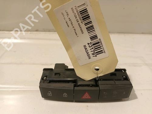 Used Warning switch OPEL ASTRA J Sports Tourer (P10) 1.7 CDTI (35) (110 hp) 15237283