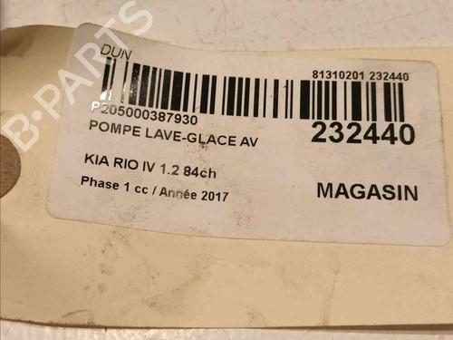 Washer pump KIA RIO IV (YB, SC, FB) 1.25 | BP20605611E24 