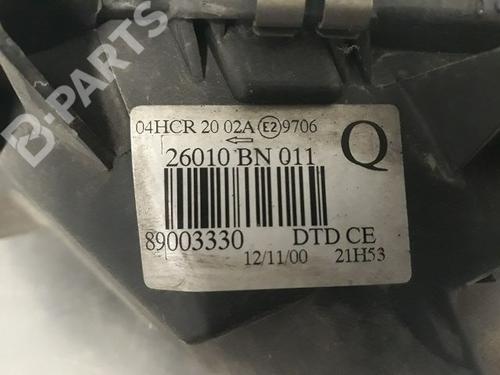 Right headlight NISSAN ALMERA II Hatchback (N16) 2.2 Di | BP9319333C29 
