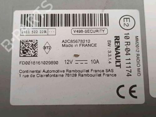 Radio RENAULT ZOE (BFM_) ZOE | BP21587447E6 