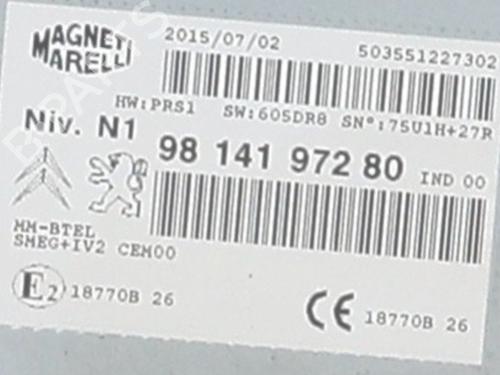 Radio CITROËN C4 II (NC_) 1.6 BlueHDi 120 | BP32435167E6