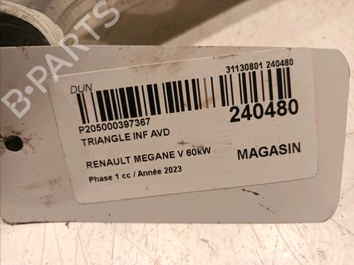 Right front suspension arm RENAULT MEGANE E-TECH SUV EV60 (BNJ1) | BP18476484M13 