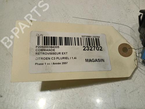 Mirror switch CITROËN C3 Pluriel (HB_) 1.4 | BP17371139I25 