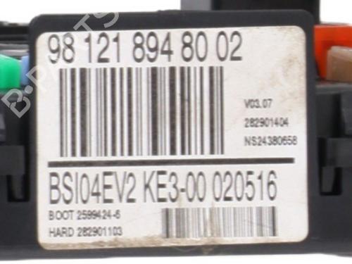 Fuse box CITROËN BERLINGO Box Body/MPV (B9) 1.6 BlueHDi 100 4x4 | BP31825083E1