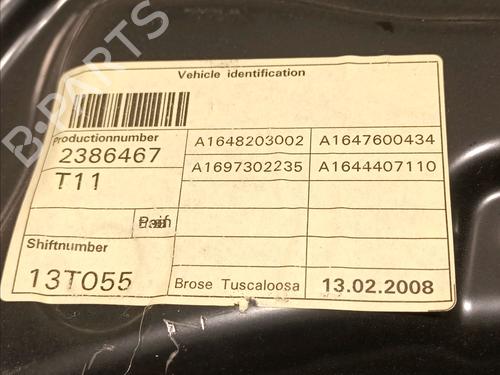 Rear right window mechanism MERCEDES-BENZ M-CLASS (W164) ML 320 CDI 4-matic (164.122) | BP15722546C25 
