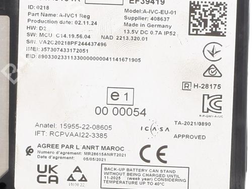 Electronic module DACIA SANDERO III 1.0 TCe 90 | BP31825046M83 
