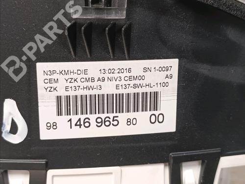 Instrument cluster PEUGEOT 208 I (CA_, CC_) 1.6 BlueHDi 100 | BP10906990C47 