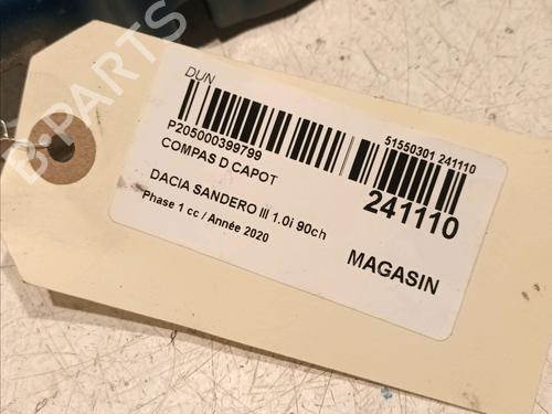 Hinge/Door check strap DACIA SANDERO III 1.0 TCe 90 | BP18663566C146 