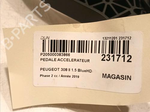Pedal PEUGEOT 308 II (LB_, LP_, LW_, LH_, L3_) 1.5 BlueHDi 130 | BP17338327I4 