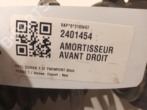 Right front shock absorber OPEL CORSA D (S07) 1.2 LPG (L08, L68) | BP20606680M17 