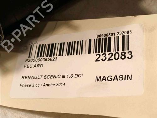 Right taillight RENAULT SCÉNIC III (JZ0/1_) 1.6 dCi (JZ00, JZ12) | BP21587479C35 