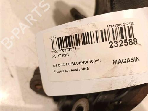Left front steering knuckle CITROËN DS3 (SA_) 1.6 BlueHDi 100 | BP20605109M25 