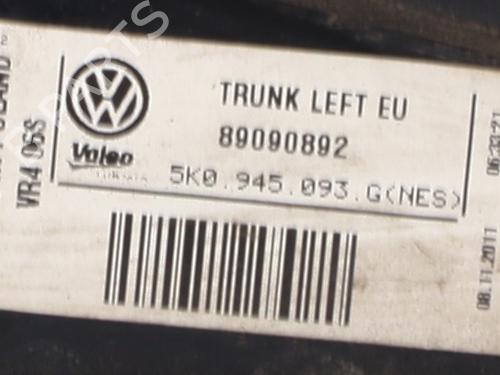 Left tailgate light VW GOLF VI (5K1) 1.6 TDI | BP30899021C79