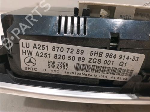 Climate control MERCEDES-BENZ M-CLASS (W164) ML 320 CDI 4-matic (164.122) | BP15770790I5 