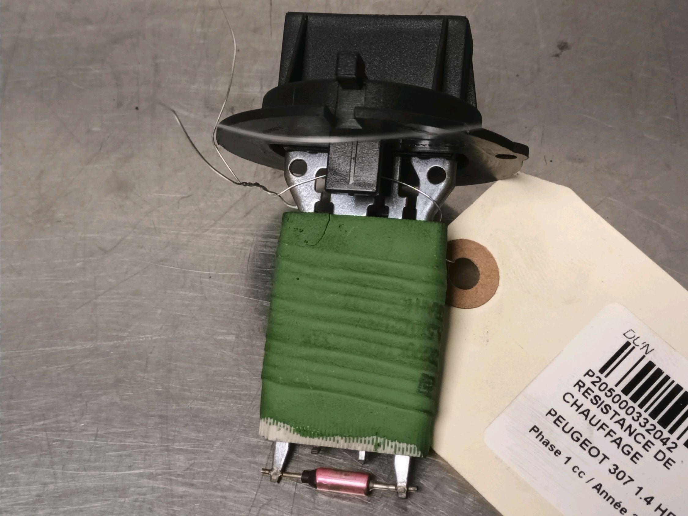 Heater resistor PEUGEOT 307 (3A/C) 1.4 HDi 12234383 BParts