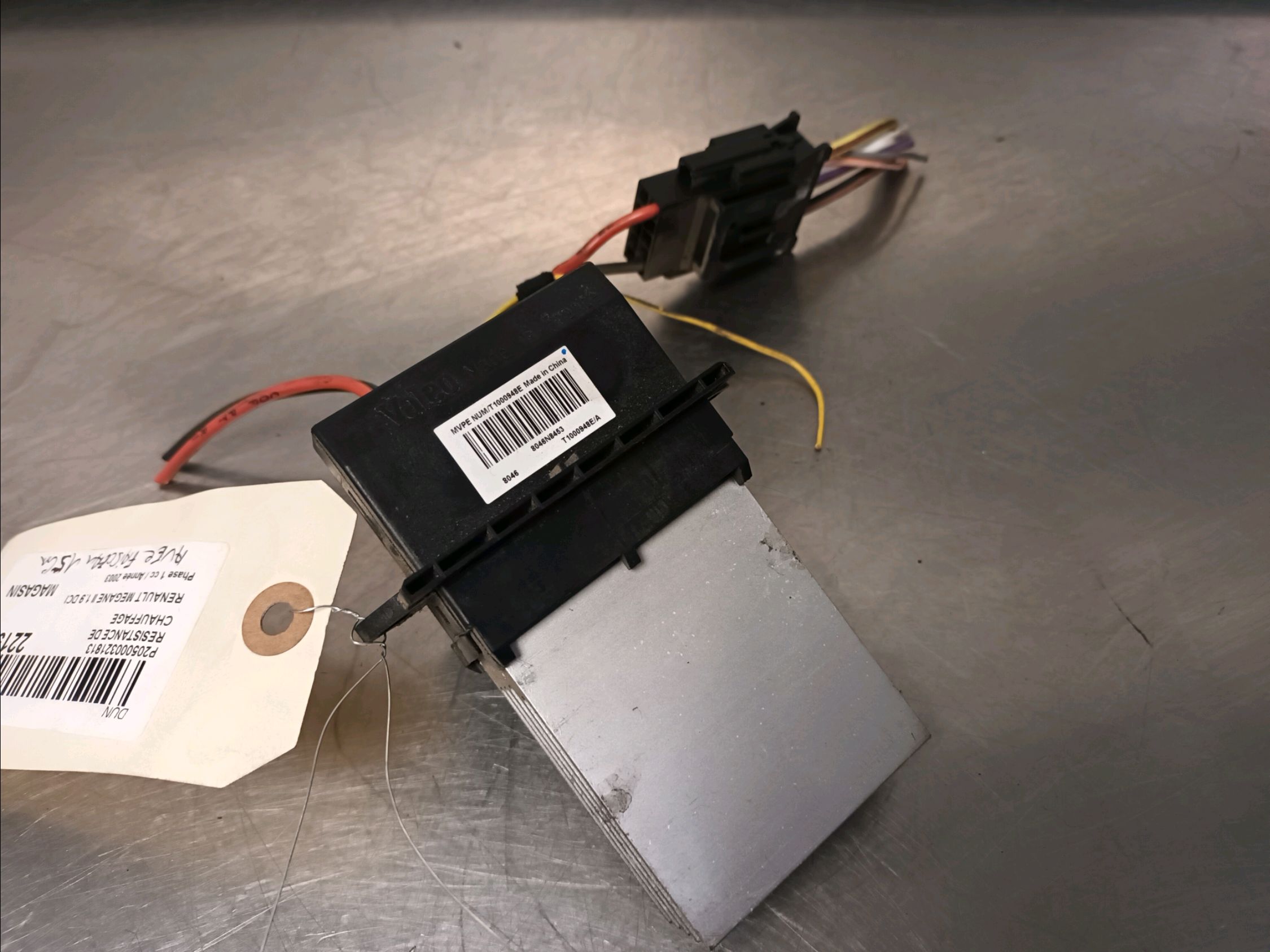 Heater resistor RENAULT MEGANE II (BM0/1_, CM0/1_) 1.9 dCi (BM0G, CM0G