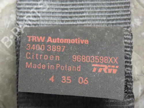 Front right belt tensioner CITROËN C3 I (FC_, FN_) 1.4 i | BP17780013C88 