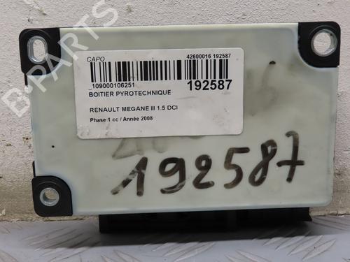 Airbag module RENAULT MEGANE III Hatchback (BZ0/1_, B3_) 1.5 dCi | BP9385904M53 