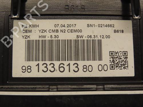 Instrument cluster CITROËN C3 III (SX) 1.6 BlueHDi 75 | BP27643353C47 