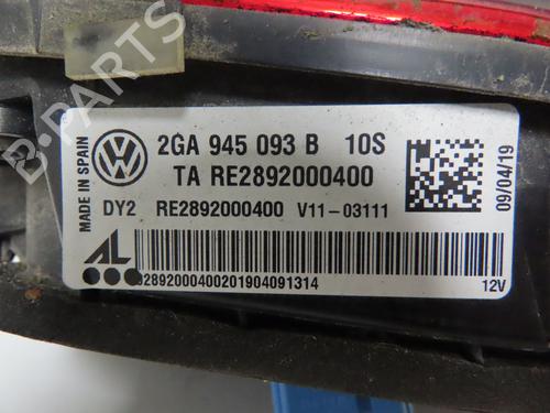 Feu de coffre gauche VW T-ROC (A11, D11) 1.5 TSI (150 hp) 31276645