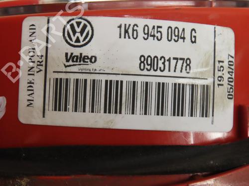 Used Right tailgate light VW GOLF V (1K1) 1.4 16V (80 hp) 11177829
