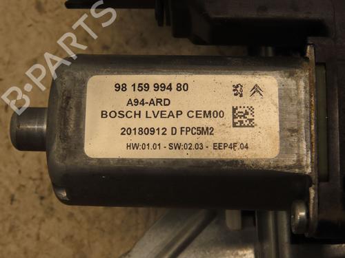 Rear right window mechanism PEUGEOT 2008 I (CU_) 1.5 BlueHDI 100 | BP30365907C25