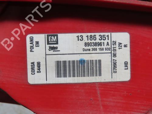Right taillight OPEL CORSA D (S07) 1.3 CDTI (L08, L68) | BP26590256C35 