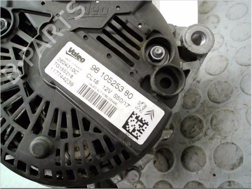 Used Alternator PEUGEOT 208 I (CA_, CC_) 1.6 BlueHDi 100 (100 hp) 9388763