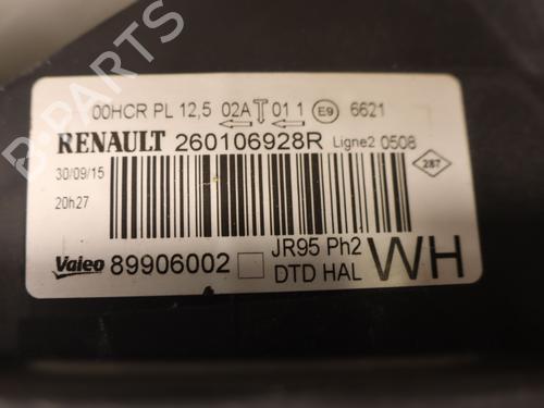 Used Right headlight Right headlight RENAULT SCÉNIC III (JZ0/1_) 1.5 dCi (110 hp) 36758455 36758455