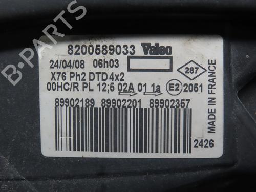 Used Right headlight NISSAN KUBISTAR Van (X76) 1.5 dCi 70 (68 hp) 23125363