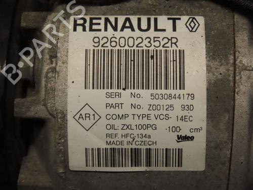 AC-Kompressor RENAULT CAPTUR I (J5_, H5_) 1.5 dCi 90 (J5N4, J5M5, J5MW, J5M6, J5AL, J5AJ) (90 hp) 30979221