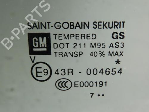 Used Rear left door window OPEL CORSA E (X15) 1.4 (08, 68) (90 hp) 31935502
