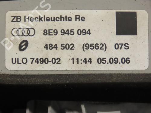 Højre baklys, luke AUDI A4 B7 Avant (8ED) 2.0 TDI | BP18248883C80 