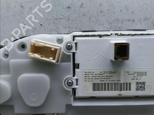 Instrument cluster PEUGEOT 208 I (CA_, CC_) 1.2 THP 110 | BP17779771C47